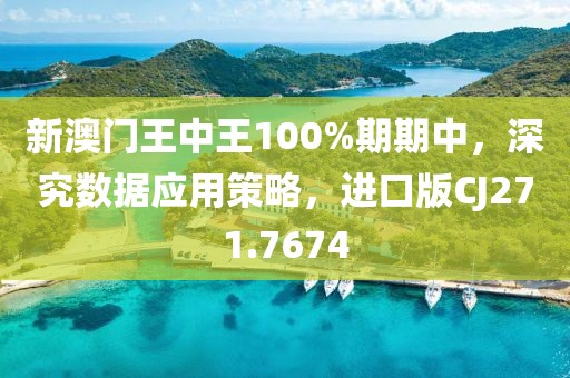 新澳门王中王100%期期中，深究数据应用策略，进口版CJ271.7674