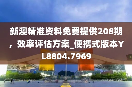 新澳精准资料免费提供208期，效率评估方案_便携式版本YL8804.7969