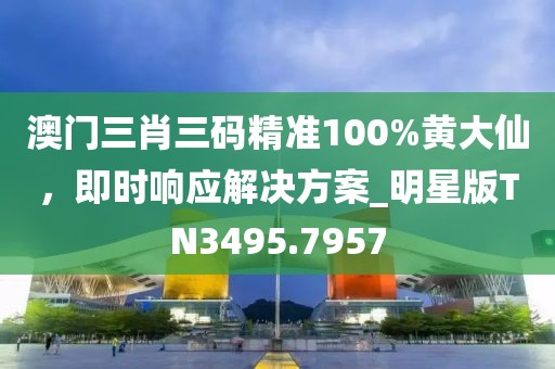 澳门三肖三码精准100%黄大仙，即时响应解决方案_明星版TN3495.7957