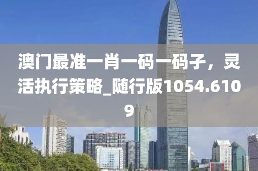 澳门最准一肖一码一码孑，灵活执行策略_随行版1054.6109