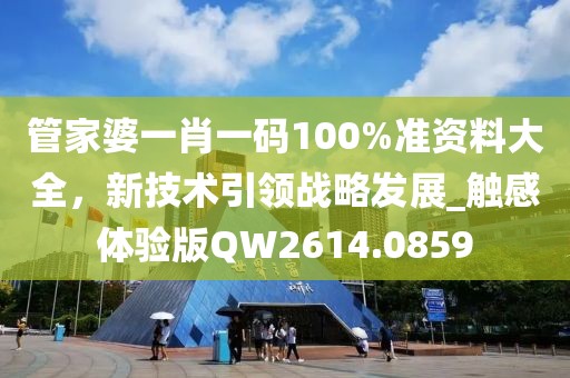 管家婆一肖一码100%准资料大全，新技术引领战略发展_触感体验版QW2614.0859