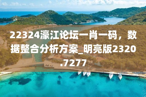 22324濠江论坛一肖一码，数据整合分析方案_明亮版2320.7277