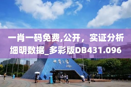 一肖一码免费,公开，实证分析细明数据_多彩版DB431.096