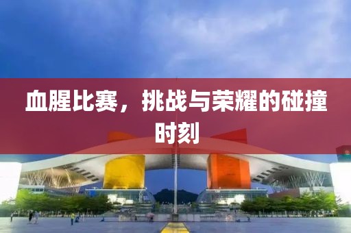 血腥比赛，挑战与荣耀的碰撞时刻