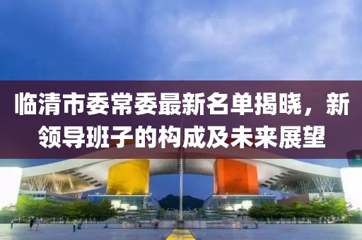 临清市委常委最新名单揭晓，新领导班子的构成及未来展望