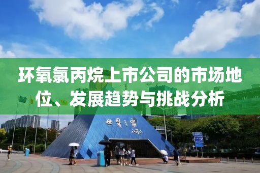 环氧氯丙烷上市公司的市场地位、发展趋势与挑战分析