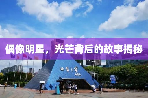 偶像明星，光芒背后的故事揭秘