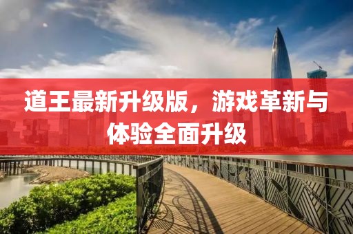 道王最新升级版，游戏革新与体验全面升级