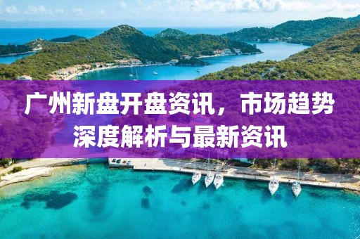广州新盘开盘资讯，市场趋势深度解析与最新资讯