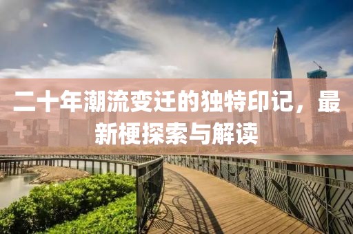 二十年潮流变迁的独特印记，最新梗探索与解读