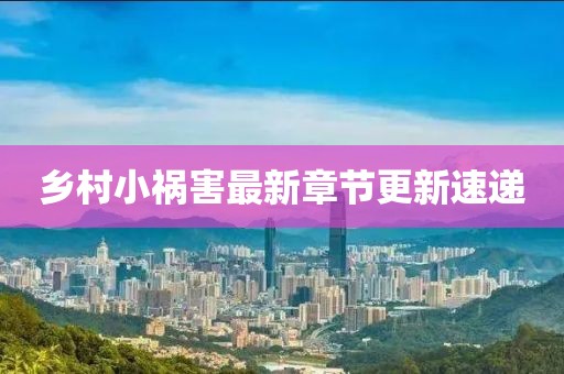 乡村小祸害最新章节更新速递