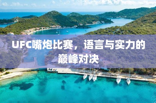 UFC嘴炮比赛，语言与实力的巅峰对决