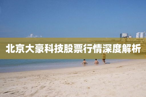 北京大豪科技股票行情深度解析