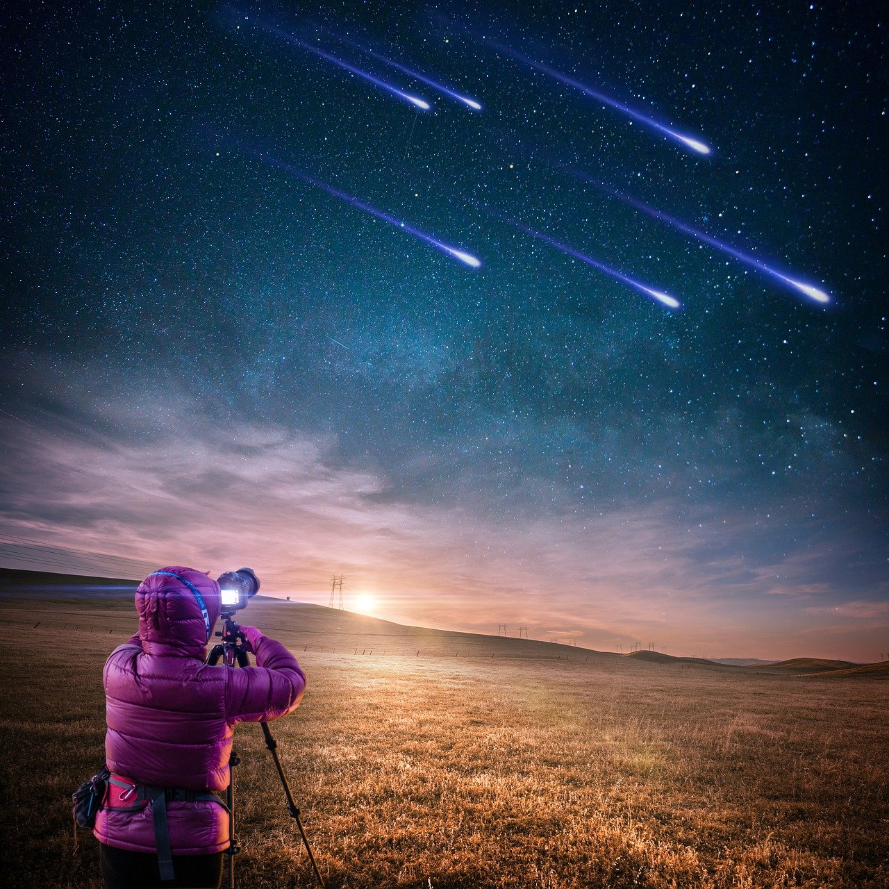 月明星稀夜的静谧与深邃